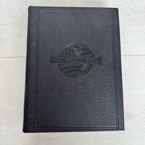 Vintage The World Book Loose Leaf Annual Book Binder 1928-1931